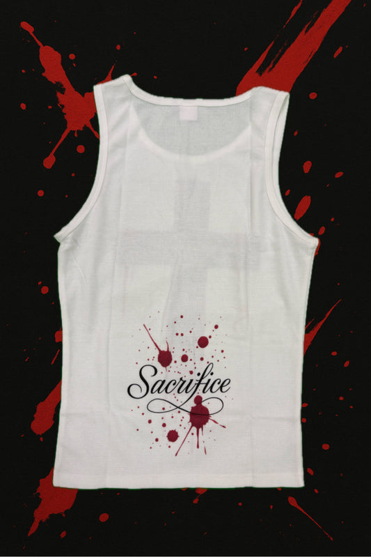 'Sacrifice' Waffle Cross Vest