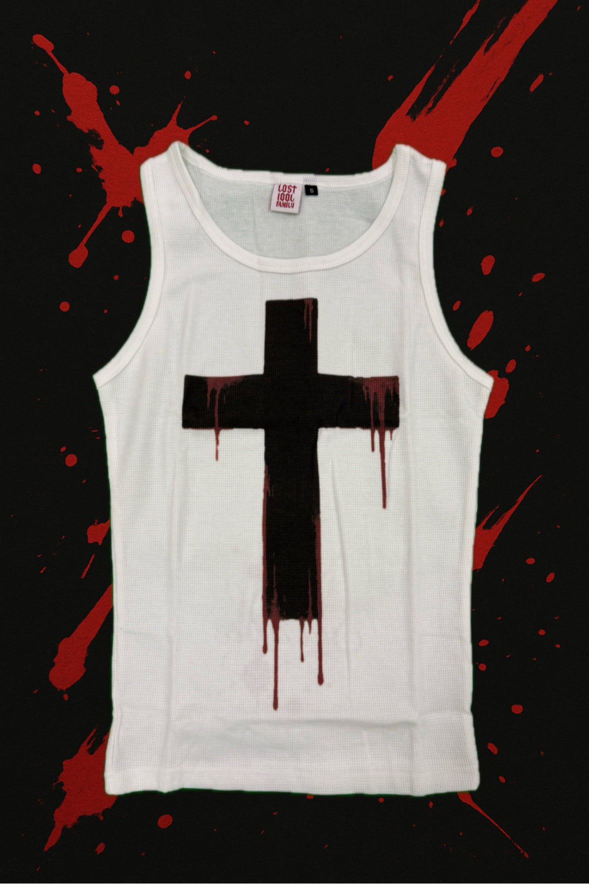 'Sacrifice' Waffle Cross Vest