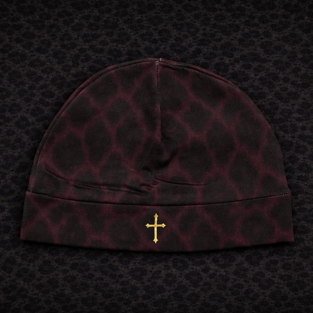 "PINK PANTHER" Leopard Print Skull Cap