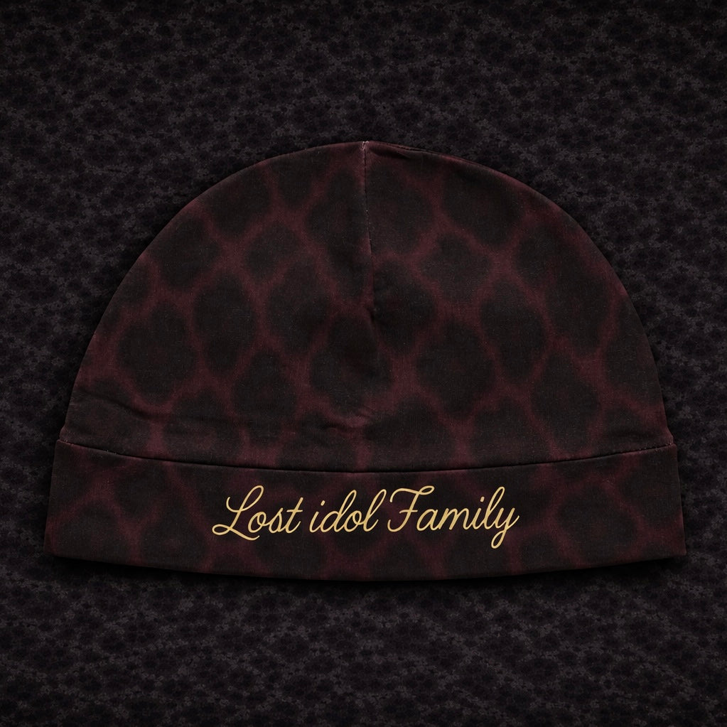 "PINK PANTHER" Leopard Print Skull Cap