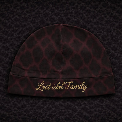 "PINK PANTHER" Leopard Print Skull Cap